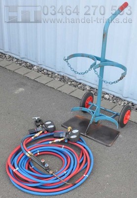 Flaschenwagen NIES 2 x 20L Gasflaschenwagen Acetylen Sauerstoff von Rothenberger