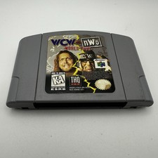 WCW vs. NWO World Tour Nintendo 64 N64 Authentic Tested Working