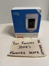 Ring Spotlight Cam Plus Battery Outdoor Camer...