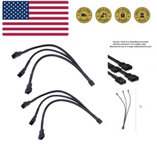 3 Way 4 Pin PWM Fan Splitter Cable,12 inch PC Fan Extension Cable, CA PWM Fan...