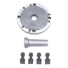 Bison Fully Machined Base Plate for 10" 3MT Set-Tru Chucks for Rotary Tables