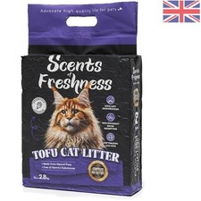 Safe & Effective 2.8kg Lavender Tofu Cat Litter - Odor Neutralizing Formula 5.71 per kilo