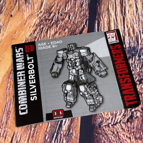 Hasbro Transformers Generations Combiner Wars Aerialbots Silverbolt MANUAL ONLY - Picture 1 of 6