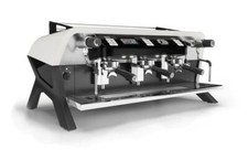 SAN REMO F18 PANNELLI BIANCHI 3 GR NUOVISSIMA MACCHINA CAFFE' ESPRESSO NERA...