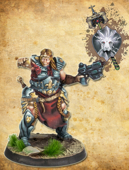 Миниатюры Щитоносный волк, Матриарх B Сестер Веры, 28 мм