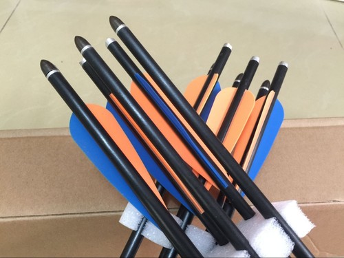 12) 8850 glass fiber crossbow arrow 20 inches crossbow bolt OD 8.8mm for hunting - Picture 6 of 8