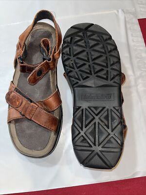 Timberland 8M Brown Strap SANDALS TMT Trail Leather Comfort  display picture 1