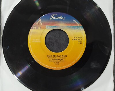 La Sabrosura - Cuando Aparezca El Amor , Que Bellas Son , Salsa 45 Rpm