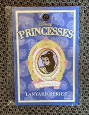 Disney Princesses Cast Lanyard Series Magnet Belle Beauty  The Beast