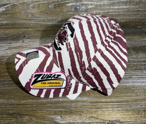 Cappello SnapBack Vintage University of South Carolina Gamecocks di Zubaz RARO NUOVO CON ETICHETTE - Foto 2 di 8