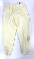 NIKE ' KIDS ' STANDARD FIT JOGGERS ' LIGHT YELLOW/LOGO ' UNISEX ' EXTRA LARGE '