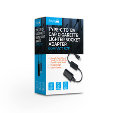 Type C USB to 12v Car Cigarette Cig Lighter Socket Adaptor Converter