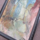 vintage MCM original oil Painting expressionist Abstract cubist Signed 20 x 28 — photo 7
