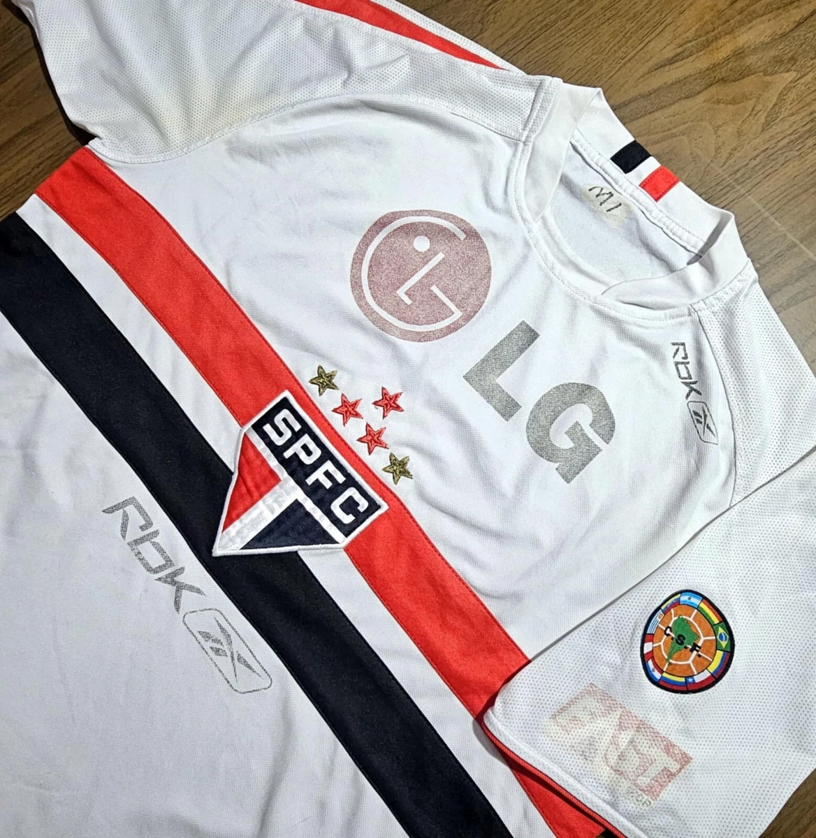 Reebok São Paulo FC White International Club Soccer Fan Apparel