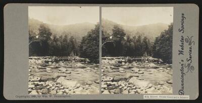 Elk River, from Conrad's Island  Old Historic Photo