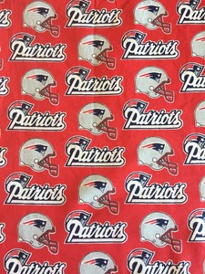 Fabric Nfl New England Patriots Red 100 Quilting Cotton Yd X 56 Wide Washed Ebay