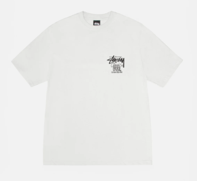 Stussy Pigment Dyed Classic Gear T-shirt Natural and Black 1905084