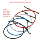 20in-47.5in Motorcycle Braided Steel Brake Clutch Oil Hose Line Pipe Cable 10mm
