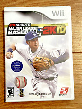 Major League Baseball 2K10 (Wii, 2010) - Complete - Manual - Fast Shipping!