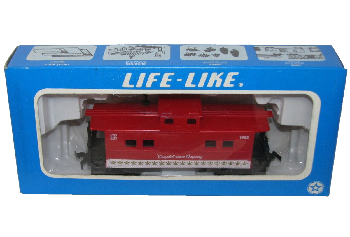 Vintage HO Scale -LIFE-LIKE Campbell Soup Company 8555 Railroad  display picture 1
