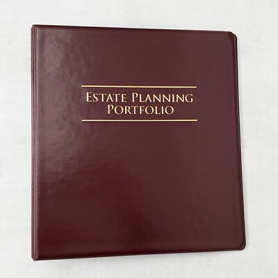 Estate Planning Portfolio 3-Ring Binders – With Tabs And Sheet Protectors - View #7