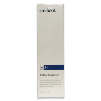 Smile v34 Formula Colour Color Corrector Purple Teeth Whiten Stain Removal NIB