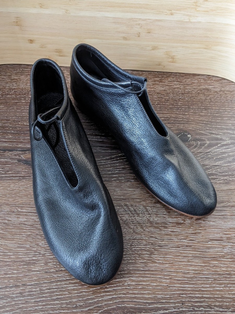 MARTINIANO Leather Bootie in Black Size 36 Brand New NIB | eBay