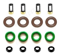 Denso Fuel Injector Repair Kit O-rings Filters Caps for Chevy Pontiac Saturn