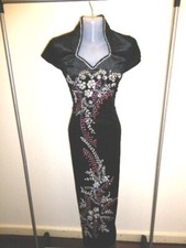 SALE Size 14 (XL) (D13-BPK) New Evening Dress Long Party Prom Gown with Sequins