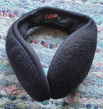 Black Adjustable Ear Band Ear Covers Warm Winter 100 Polyester Sledding Skiing