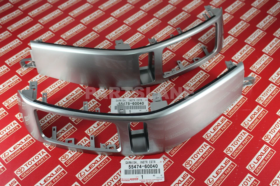 丰田 Land Cruiser 普拉多 2003 - 09 原始设备制造商仪表通风口饰面面板装饰 — 第 3/4 张图片