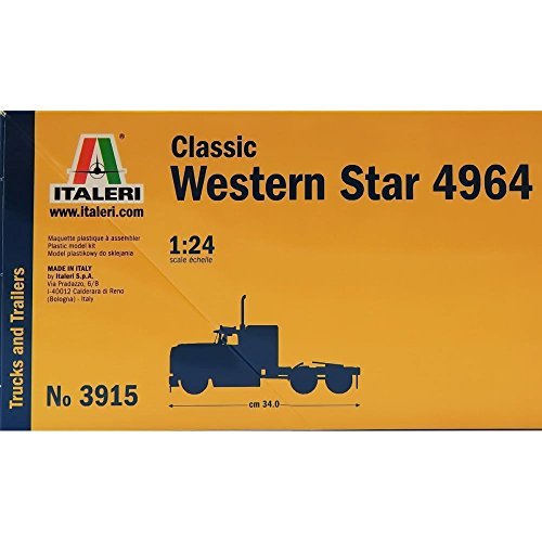 デコトラ‼️イタレリ製・1/24 Western Star 4964★未組立品★ Classic Western Star 4964 Truck Camion Plastic Kit 1:24