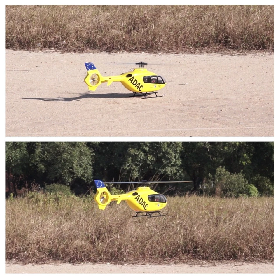 Roban 450 Size RTF 4 Blades EC135 ADAC RC Hubschrauber X2 Flugsteuerung Modell - Bild 4 von 4