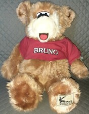 RARE VINTAGE 1998 16.5" KENNY ROGERS "BRUNO" STUFFED TEDDY PLUSH ANIMAL DOLL TOY