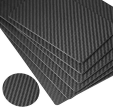 Carbon Fiber Sheet 100% 3K 200x300mm 400x500mm 1.5-5mm Thickness