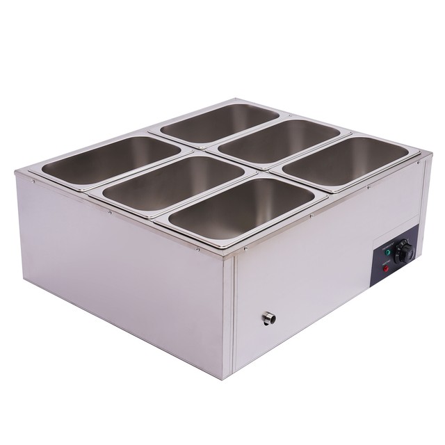 Commercial Electric Food Warmer Buffet Server Heater Tray Stainless