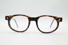 Vintage Chai AF 1 Brown Silver Gold Oval Glasses Eyeglass Frame NOS