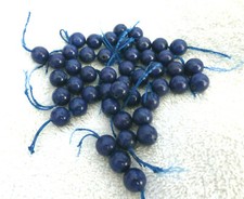 LAPIS LAZULI/ 47 ROUND LOOSE BEADS/ 10.08 MM EACH