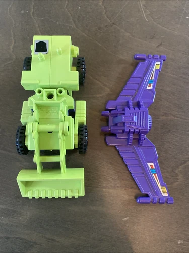 Transformers G1 1984 Scrapper Missing Weapons 4.5" Figure No Gun Incomplete