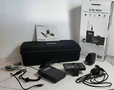 Samson Go Mic Mobile  Lavalier Wireless System for Mobile Pro Video Journalism
