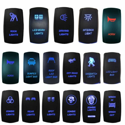 Markenlose Industrie-Wippschalter