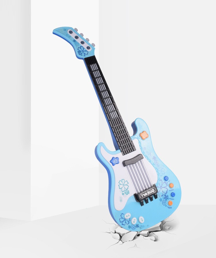 Beginner Electric Toy Guitar Multifunctional Kids Bass Guitar Toy