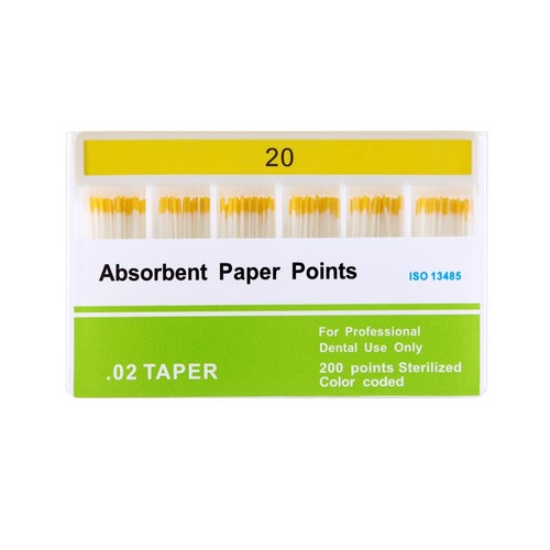 AZDENT Dental Endodontic Root Canal Absorbent Paper Points 0.02 Taper 15#-40# - Picture 23 of 27