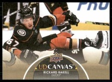 2021-22 UD Series 1 Canvas #C2 Rickard Rakell - Anaheim Ducks
