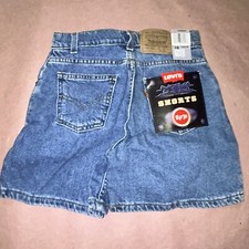Vintage 1990  s Levis Girls Denim Shorts, Deadstock NWT, Size 10