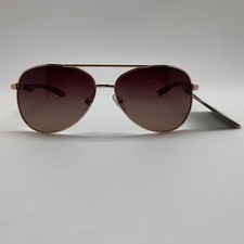 T6.2 Foster Grant MaxBlock SCOUT POL POLARIZED Gold Brown Aviator Sunglasses