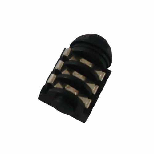 10PCS 6.35mm 1/4" Stereo Insulated Switched Socket Female Jack Mount black - Picture 3 of 6