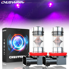 Led Fog Light Bulb H11 High Power 40w Lamps 14000k Purple Fog Light Bulbs Kit