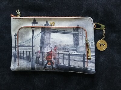 NEW Y Not ? Milano Women's Art Clutch Tower Bridge Thames London Purse Handbag