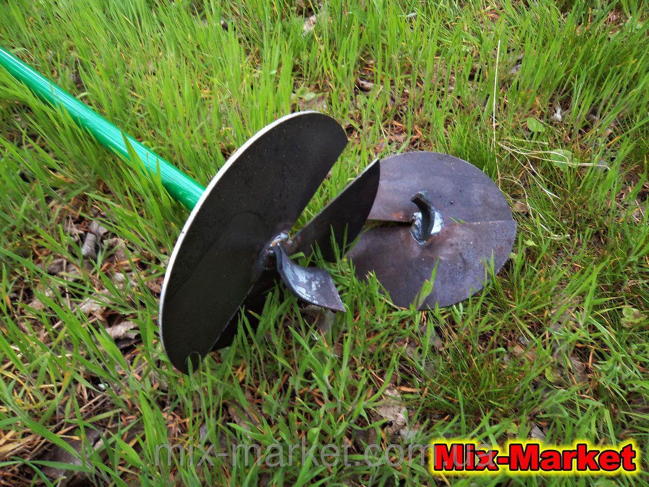 Бур своими руками для столбов из трубы из дисков своими